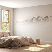 Panoramic headboard wallpaper
