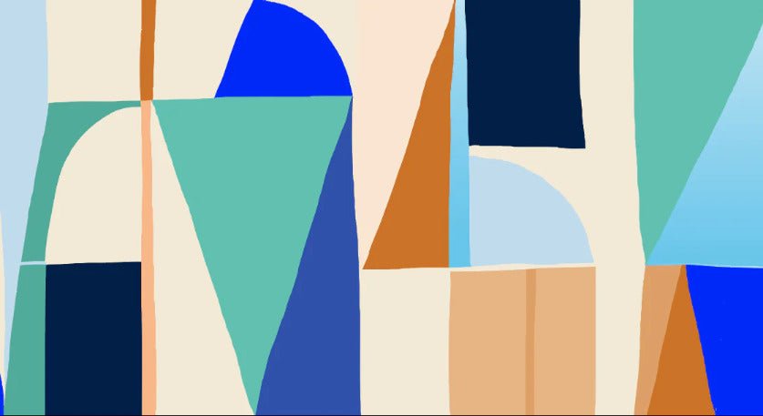 Trendy geometric abstract wallpaper