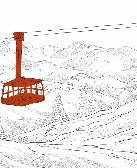 La Plagne telecabine red wallpaper