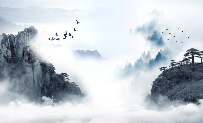 Daybreak in China wallpaper