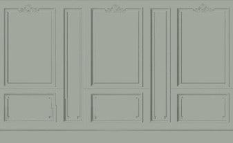 Haussmann Vert de gris wallpaper