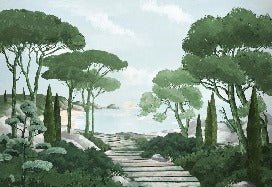 Wallpaper stroll through the green creeks