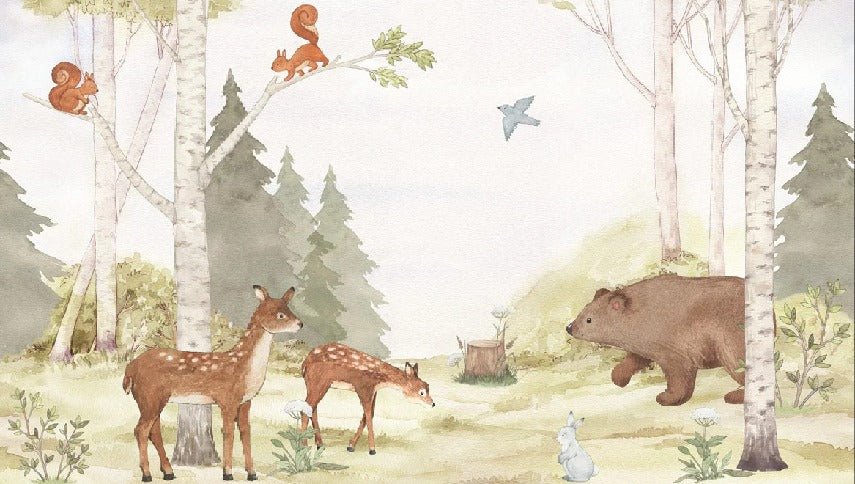 Enchanted forest wallpaper