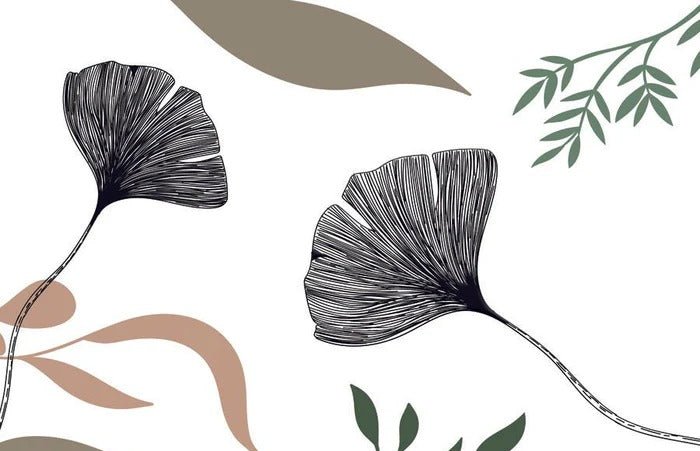Floral artist ginkgo wallpaper