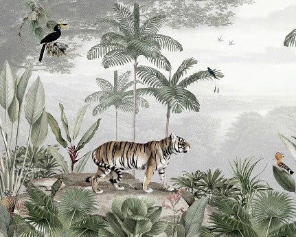 Cat jungle wallpaper