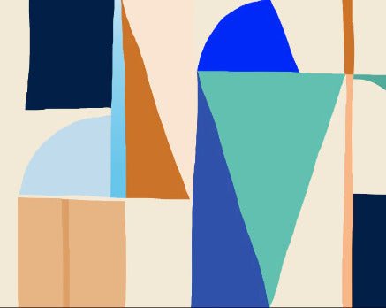 Trendy geometric abstract wallpaper