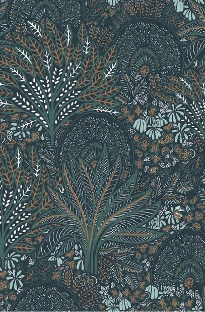 Vegetable peacock wheel toilet wallpaper