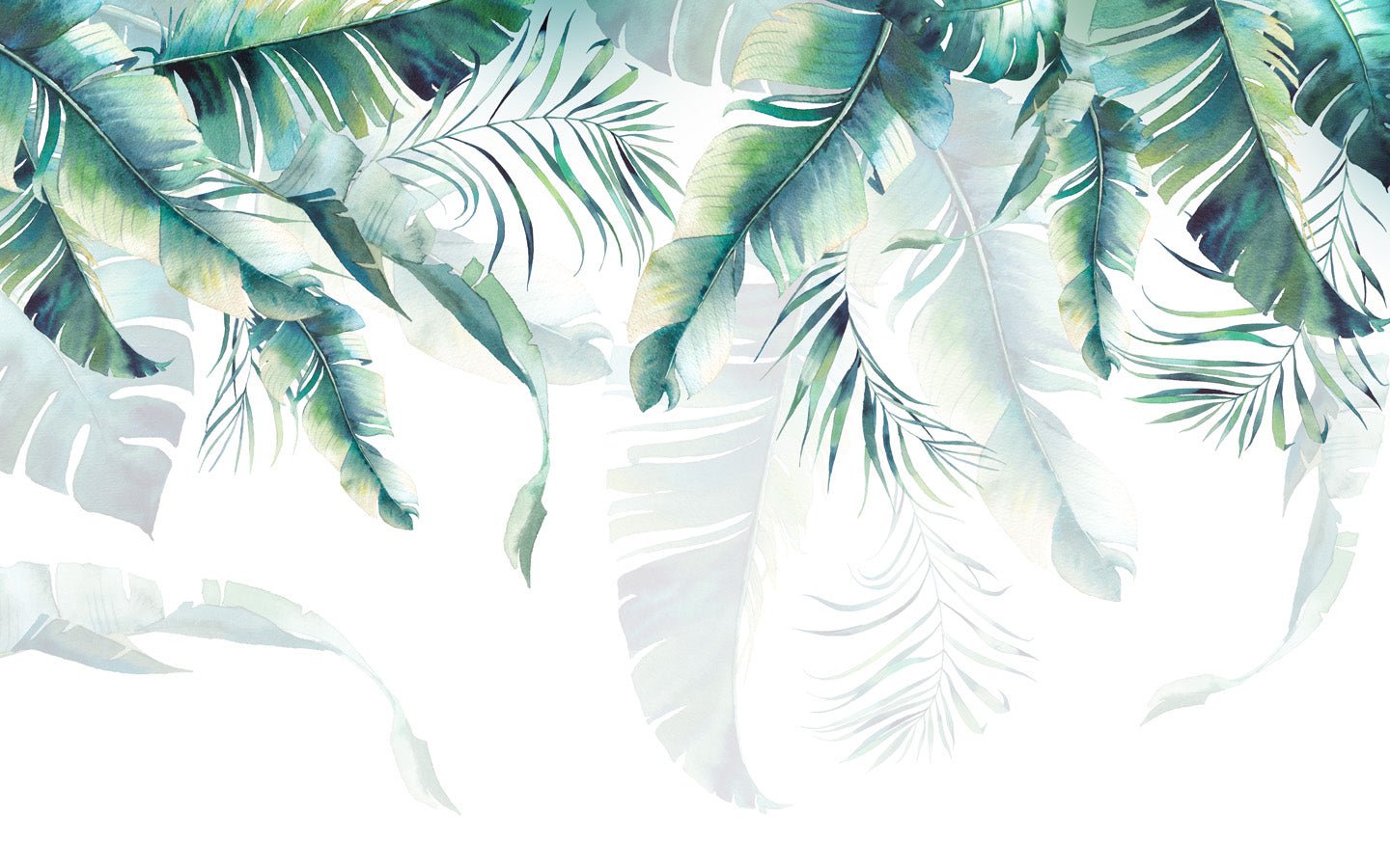 Papier peint Jungle & Scandinave style, mural concept, tendance