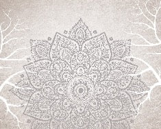 Indian bohemian mandala toilet wallpaper