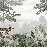 Cat jungle wallpaper