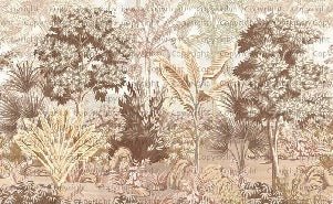 Luminous jungle wallpaper