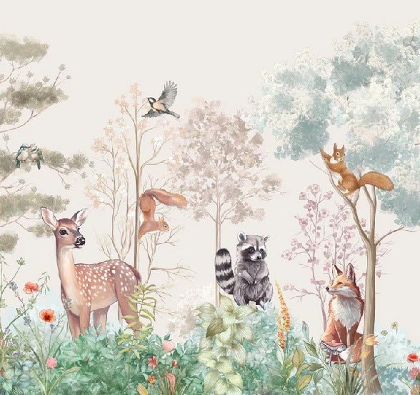 Papier peint chambre enfant nature magique beige, XXL, tendance