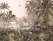 Jungle haven leopard wallpaper