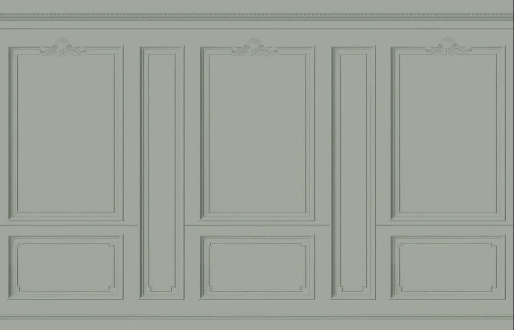 Haussmann Vert de gris wallpaper