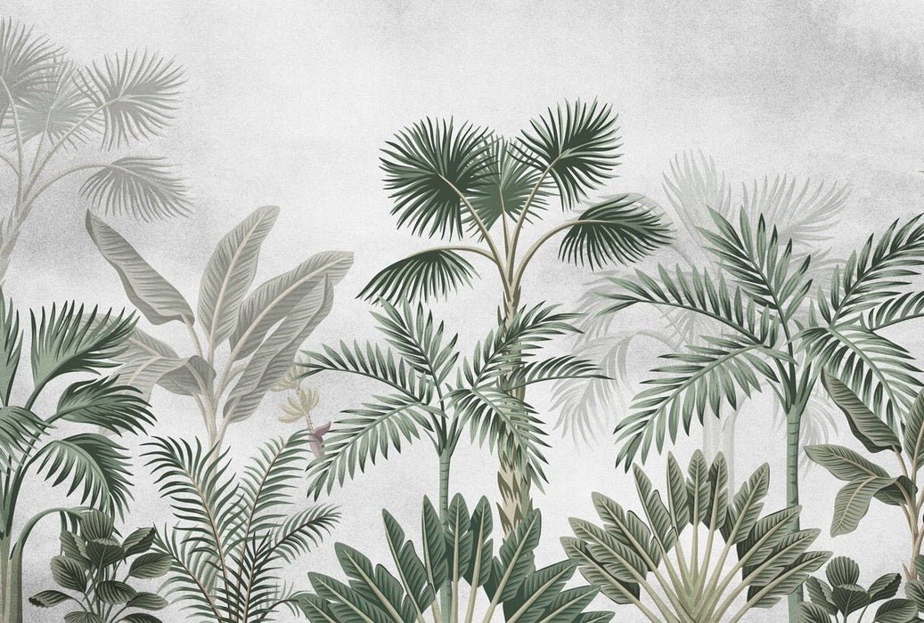 Exotic tree jungle wallpaper