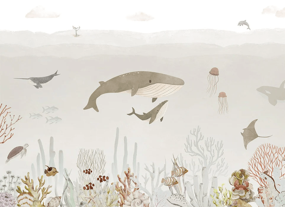 Baby whale wallpaper