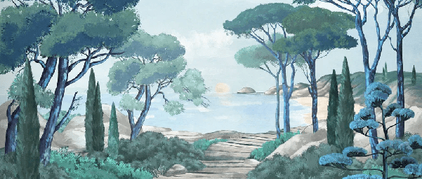 Wallpaper stroll in the calanques