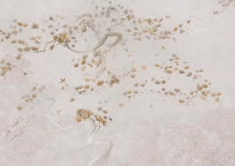 Japanese-style wallpaper - Pine mist