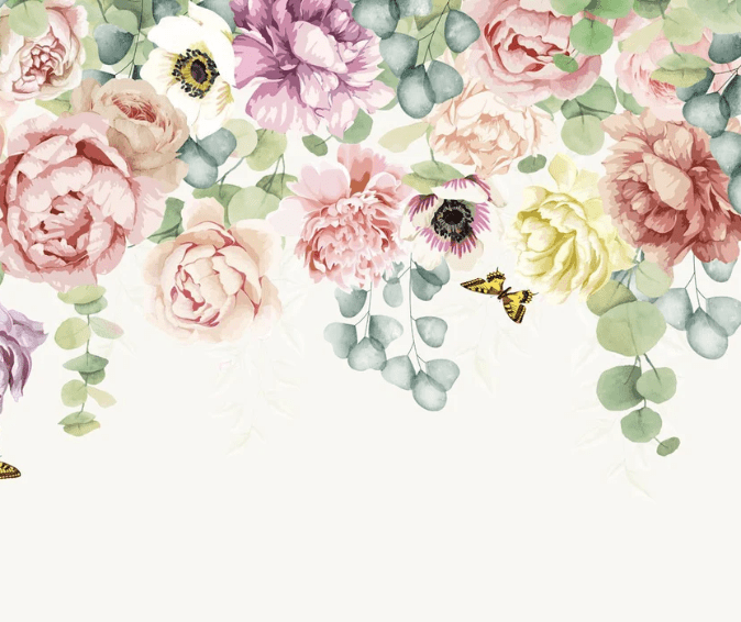 Flower garden wallpaper