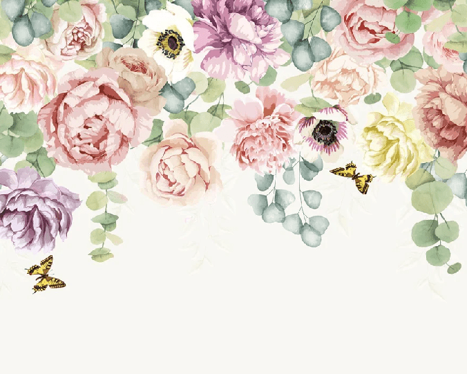 Flower garden wallpaper