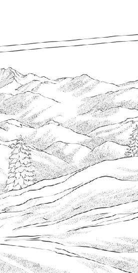 La Plagne blue gondola lift wallpaper