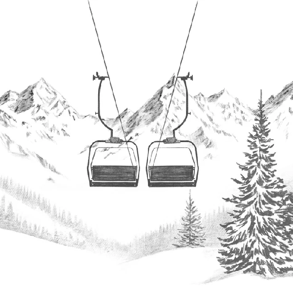 Papier peint immersion Alpine - Muralconcept