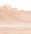 Papier peint Annecy et son lac paisible terracotta - Muralconcept