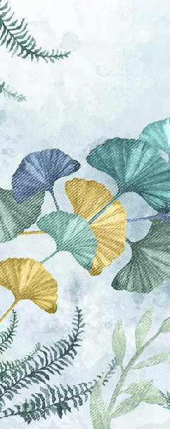 Ginkgo biloba Japan toilet wallpaper