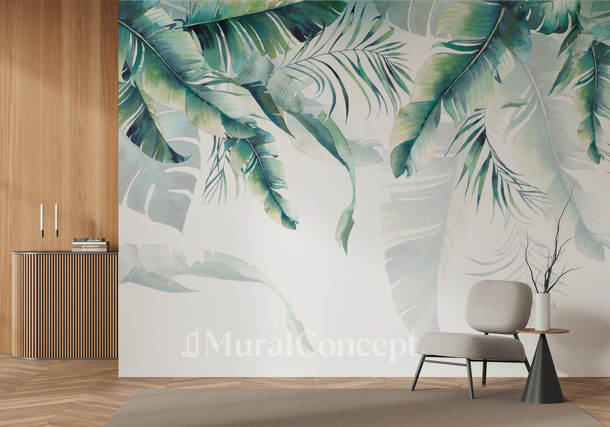 Jungle & Scandinavian style wallpaper
