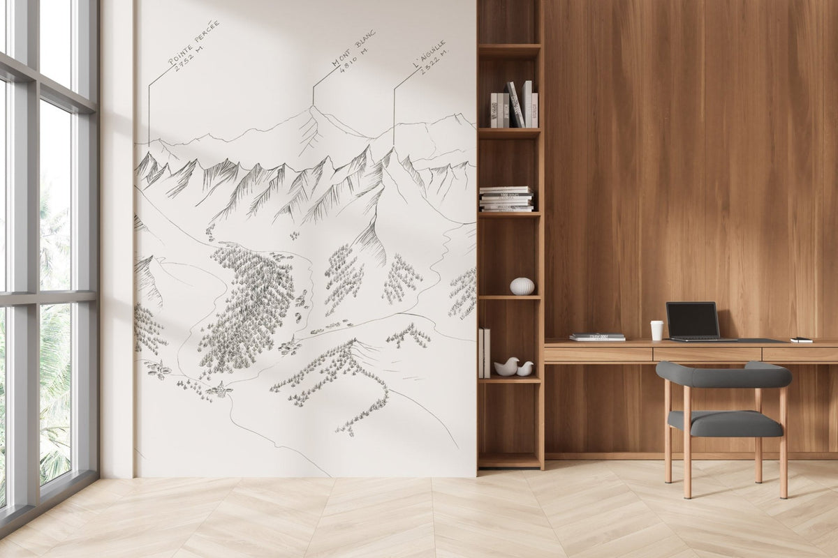 Mountain wallpaper – La Clusaz and its peaks