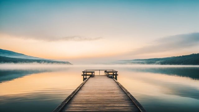 Papier peint photo vue lac, XXL, tendance