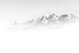 Black and white panoramic wallpaper