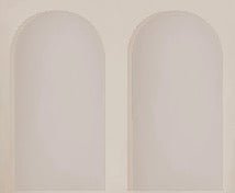 Papier peint panoramique arche beige, XXL, tendance