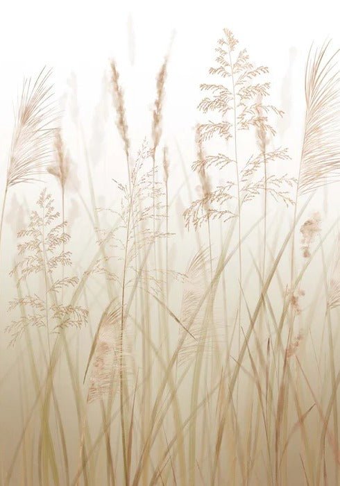 Papier peint fleur des champs de blé, XXL, tendance