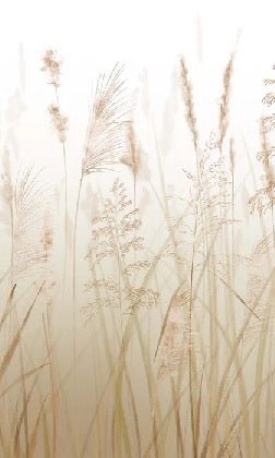 Papier peint fleur des champs de blé