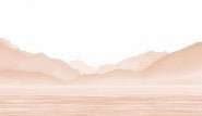 Annecy and its peaceful lake terracotta wallpaper