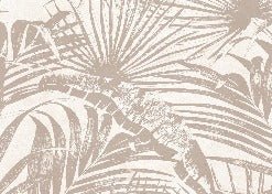 Carta da parati monocromatica con foglie di giungla