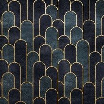 Papier peint dark blue chic