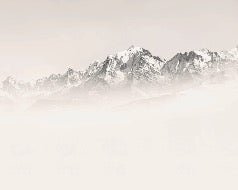Tapete Mont Blanc im Sepia-Nebel