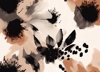 Hypnotische Blumentapete