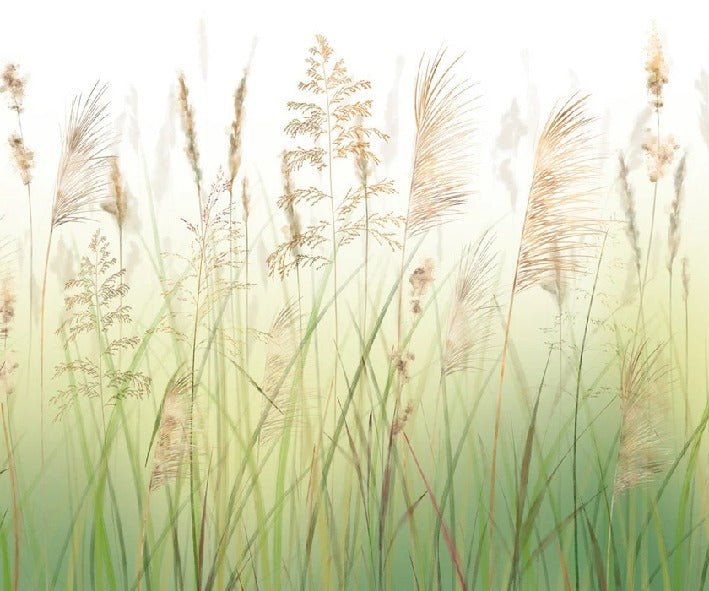 Papel pintado Gradient wheat field flower