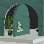 Papier peint hôtel trompe l'oeil, XXL, tendance