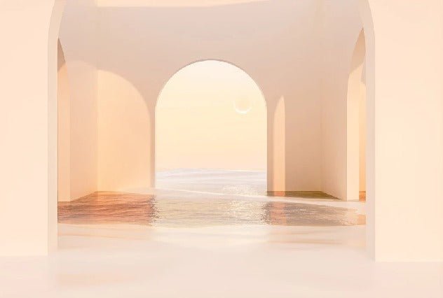 Panorama-Tapete Design sunset arch