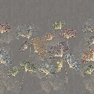Carta da parati panoramica di tendenza in ginkgo asia