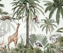 Papel de pantalla infantil en la jungla pacífica