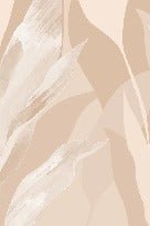 Carta da parati in tessuto floreale beige