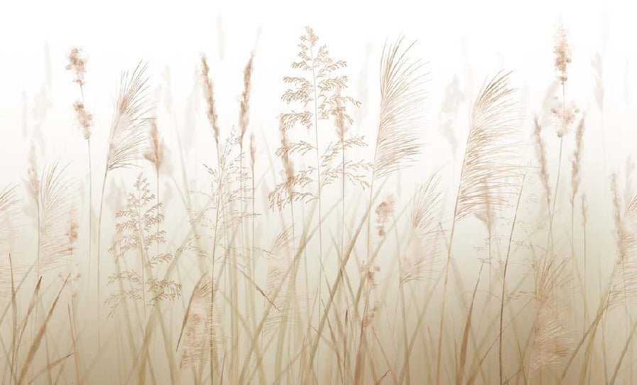 Papier peint fleur des champs de blé, XXL, tendance