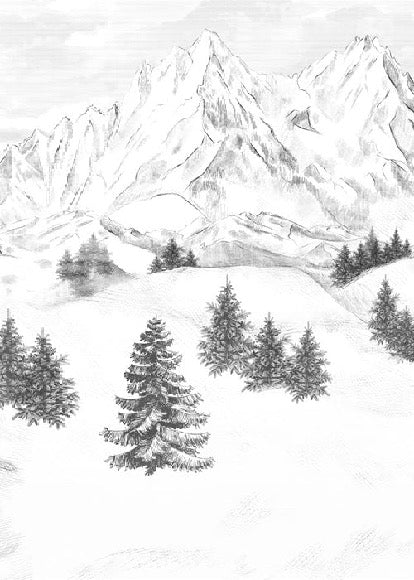 Sfondo della montagna di Chamonix