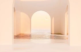 Panorama-Tapete Design sunset arch