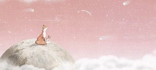 Papier peint bébé nuit apaisante rose, XXL, tendance